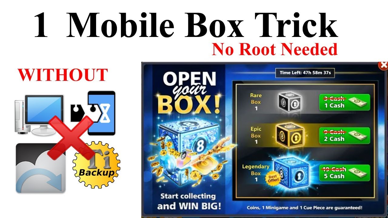 1 Mobile Box Trick - Without Root , PC, Helium, Titanium, XPosed - New Trick 8BP [HD]