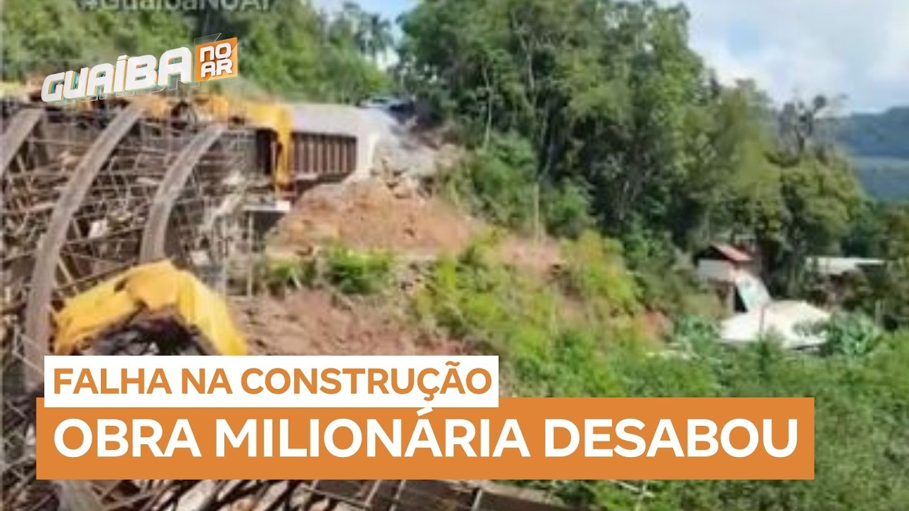 Viaduto orçado em mais de R$ 50 milhões desaba na BR-470