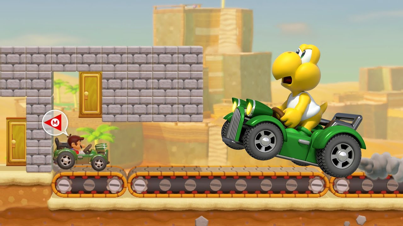 Extreme Desert Bus WR (SimpleFlips Challenge) - Super Mario Maker 2