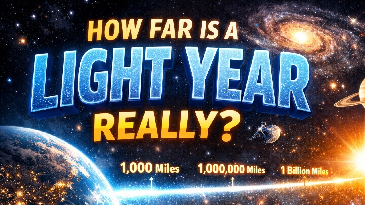How Long Is a Light Year, Really? | Science for Sleep