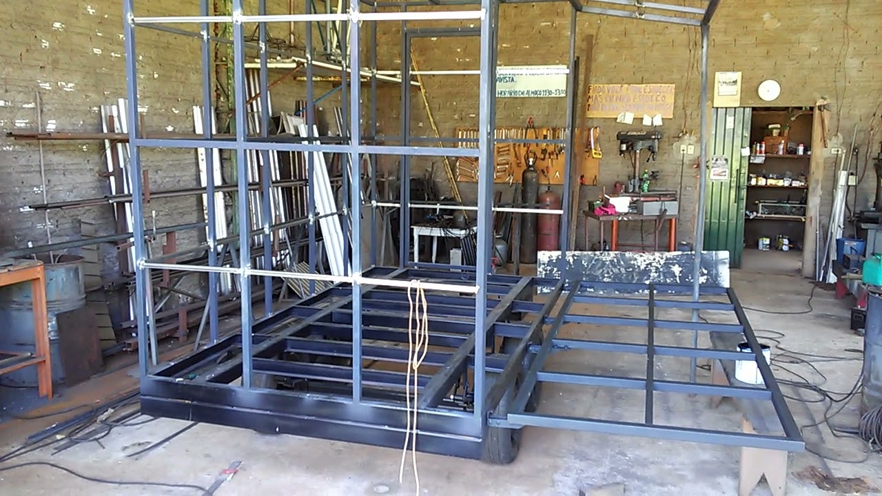 Palco movel para eventos.