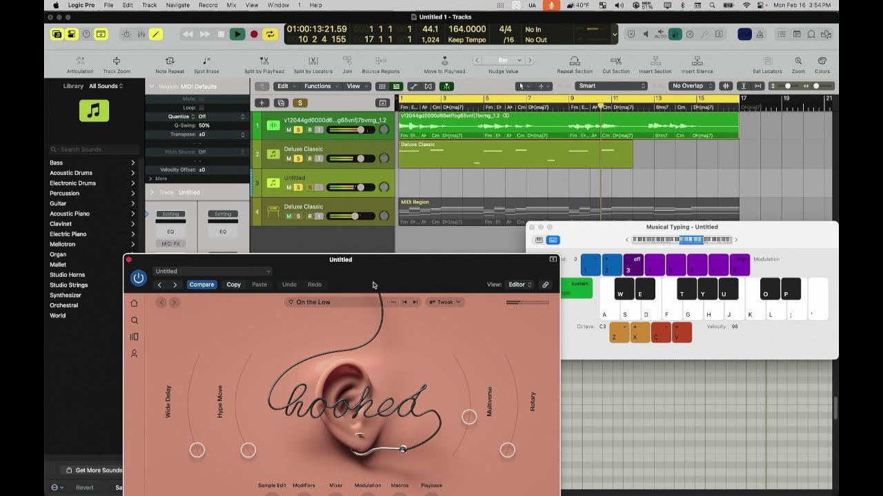 Flipping A TIKTOK sample on LOGIC PRO 12