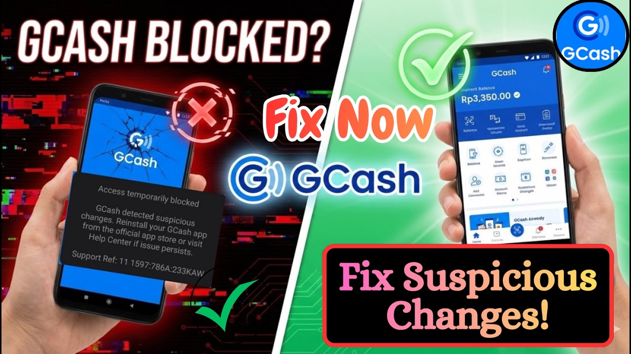 Fix GCash Access Temporarily Blocked | GCash Detected Suspicious Change