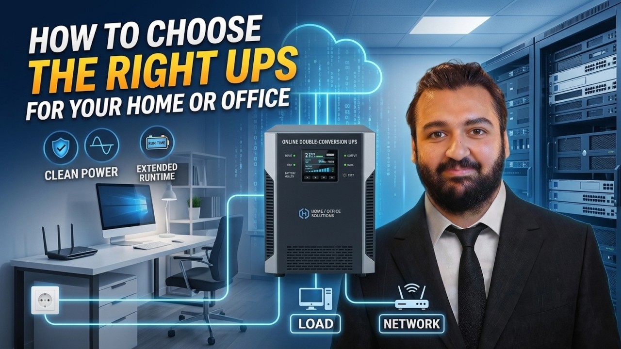 How to Choose the Right UPS for Your Home or Office