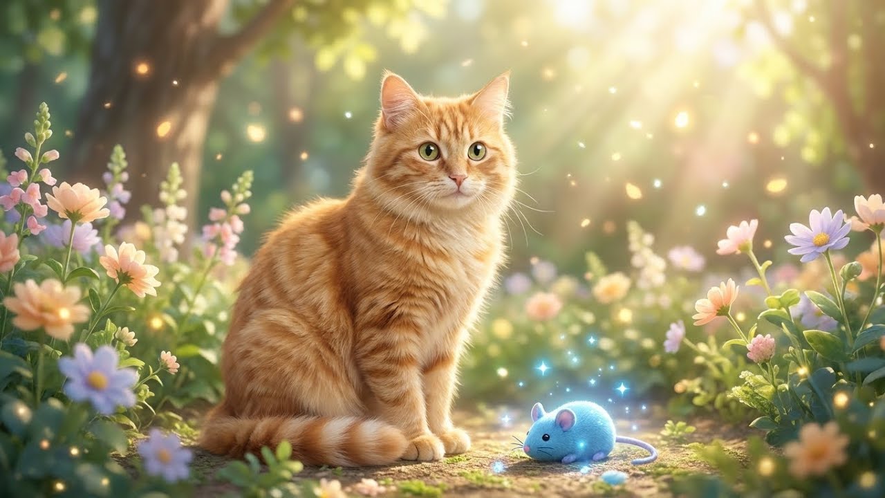 Sunny the Orange Cat 🐱 | A Magical Garden Story 🌿✨ | Emotional & Viral Cat Video
