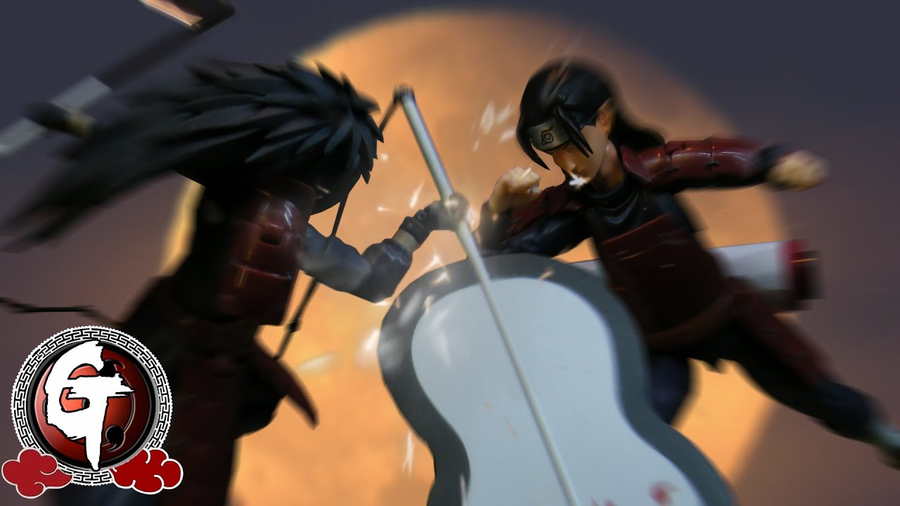 Madara vs Hashirama stop motion うちはマダラVS千手柱間 宇智波斑vs千手柱間