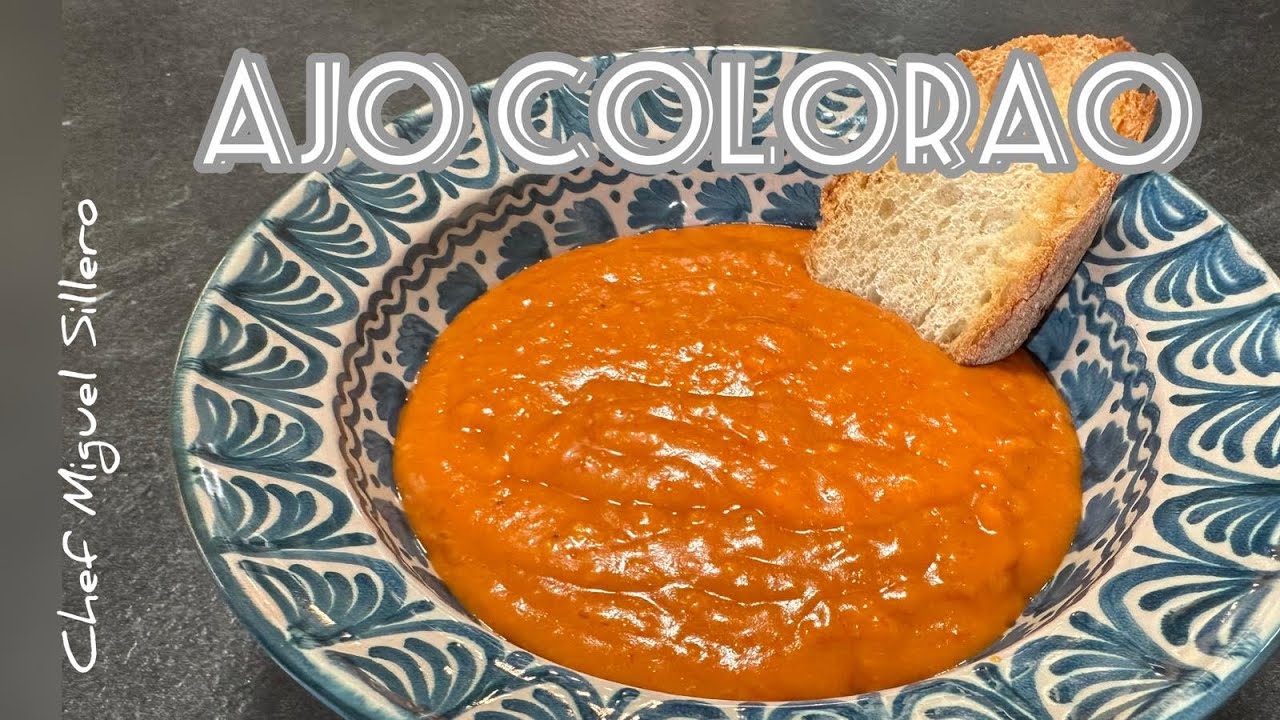 Ajo colorao. Cocina tradicional granadina. Comarca de Baza