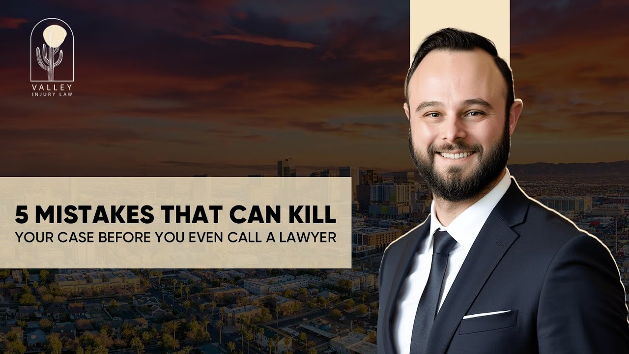 5 Mistakes That Can Kill Your Case Before You Even Call a Lawyer