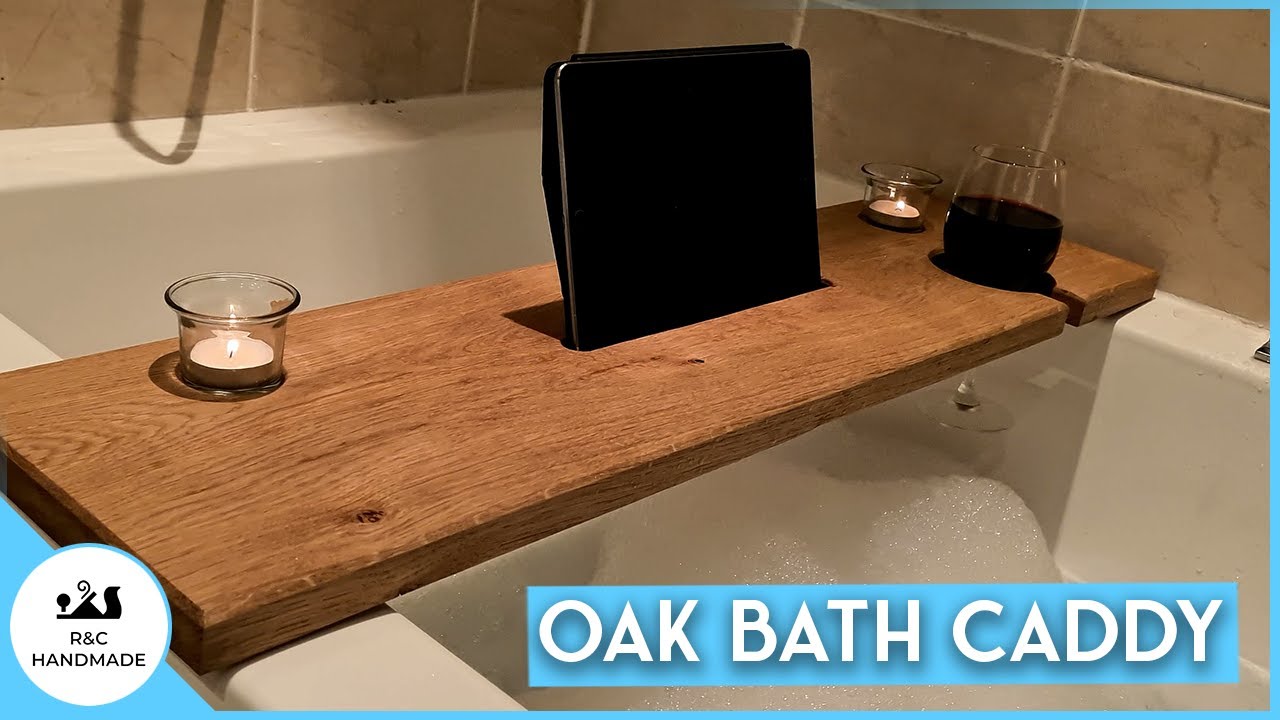 How to Make a DIY Bathtub Tray / Bath Caddy