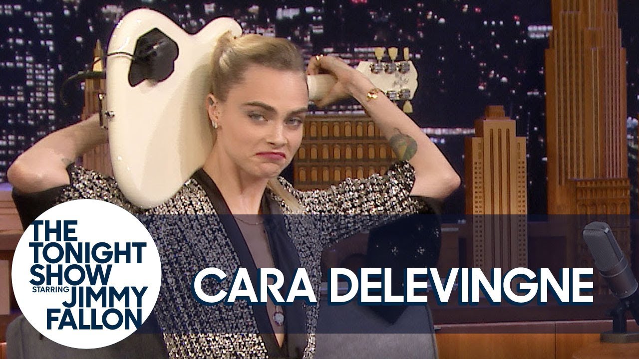Cara Delevingne Plays 