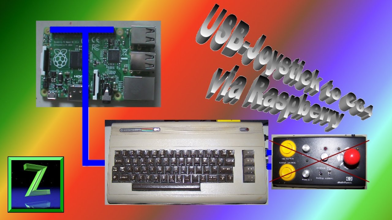 USB Joystick to Commodore 64 via Raspberry