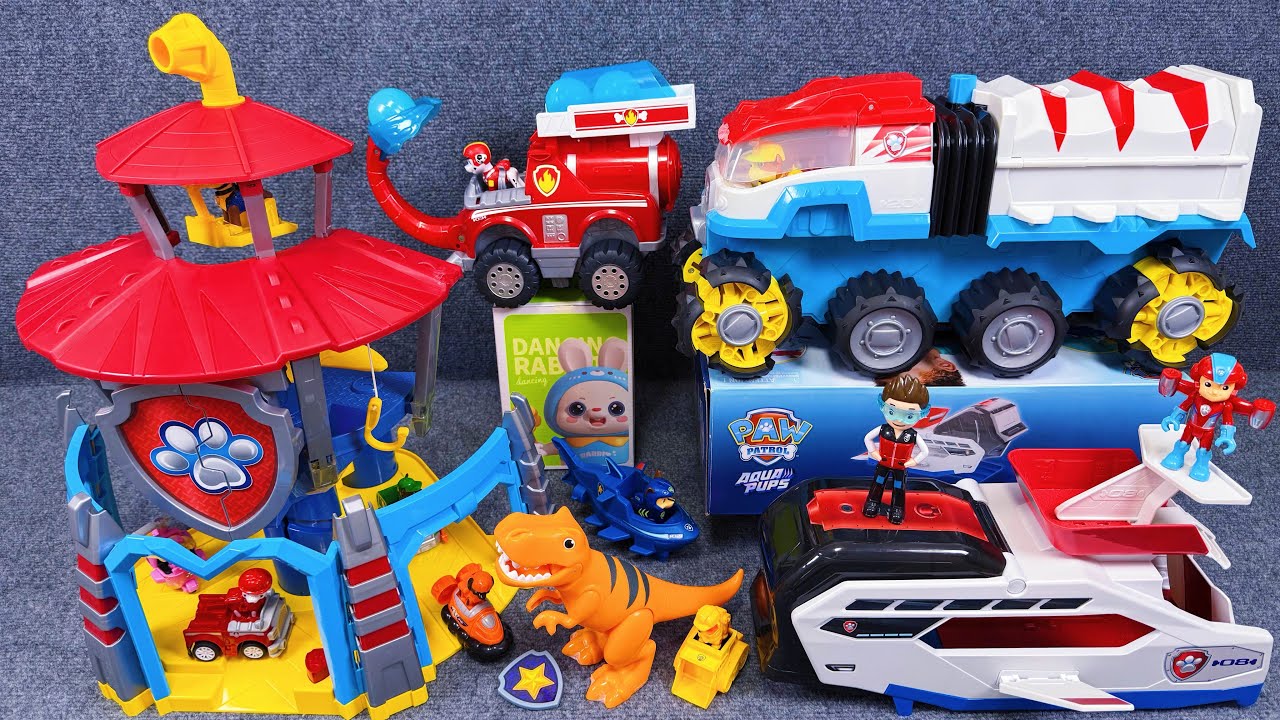 12 minutes unboxing experience, cool ultimate paw patrol toy video compilation toy review | ASMR