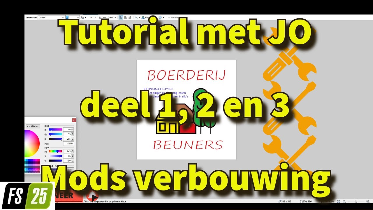 Johanan legt uit COMPLEET 🎮 #tutorial  | MODS maken & aanpassen | #fs25 #boerderijbeuners