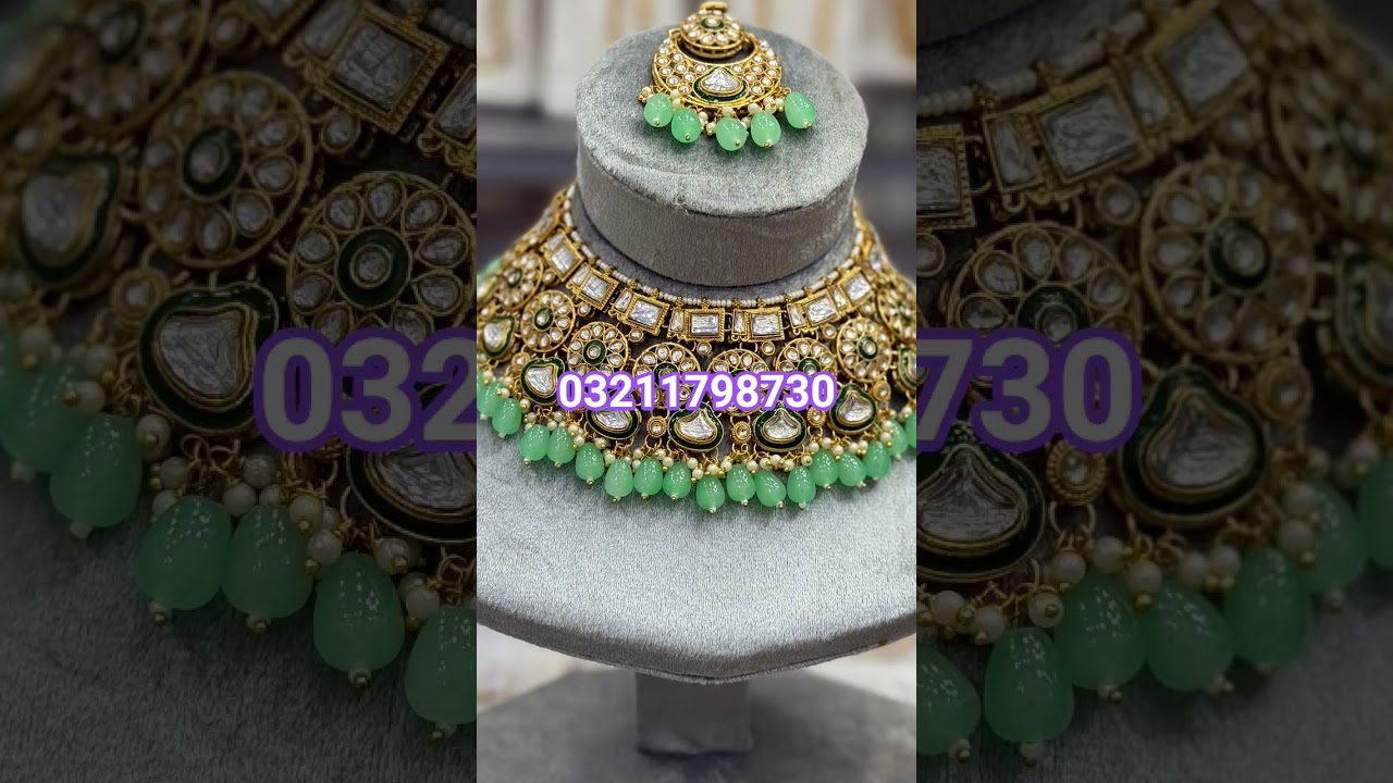 collar necklace set Shipping Worldwide Like n subscribe my channel Contact no 03211798730#trending
