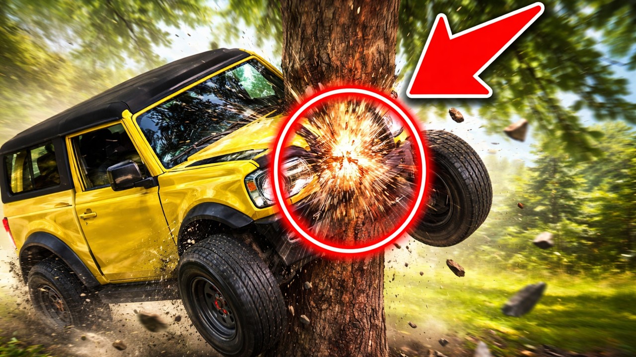 300KM/H Crash Into Tree 😱 NO BRAKES!!