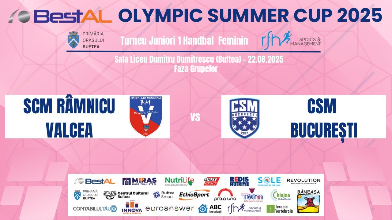 SCM Râmnicu Vâlcea vs CSM București - 22/08/2025