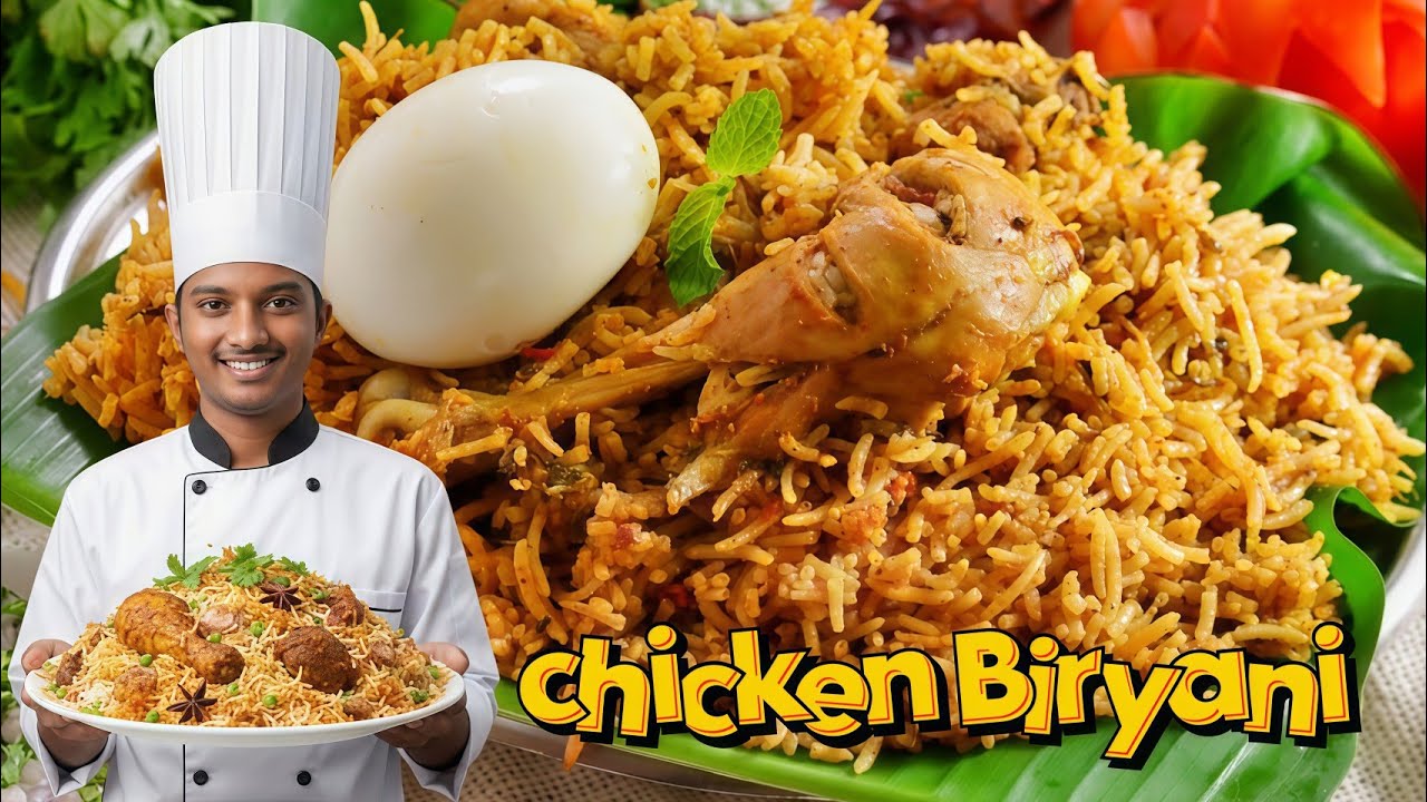 1 Kg CHICKEN BIRIYANI | Chicken Biryani Recipe Tamil