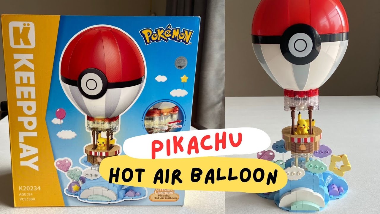 Keepplay Pokemon- Pikachu Hot Air Balloon