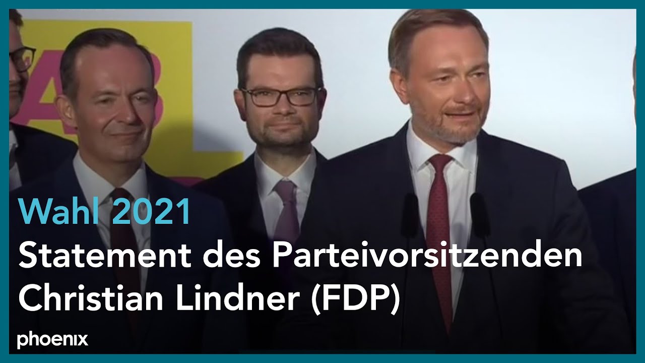 Wahl 2021: Statement des Parteivorsitzenden Christian Lindner