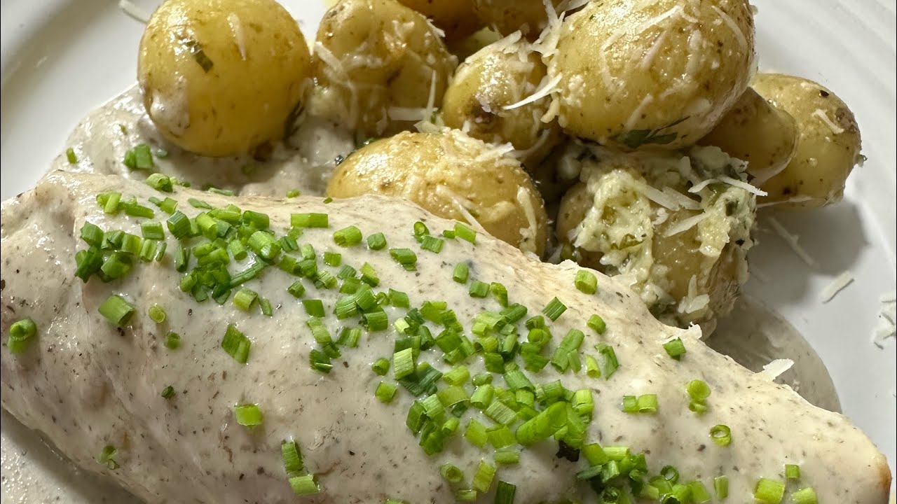 PECHUGAS DE POLLO RELLENAS CON SALSA DE CHAMPIÑONES ❤️👈🏻🎄