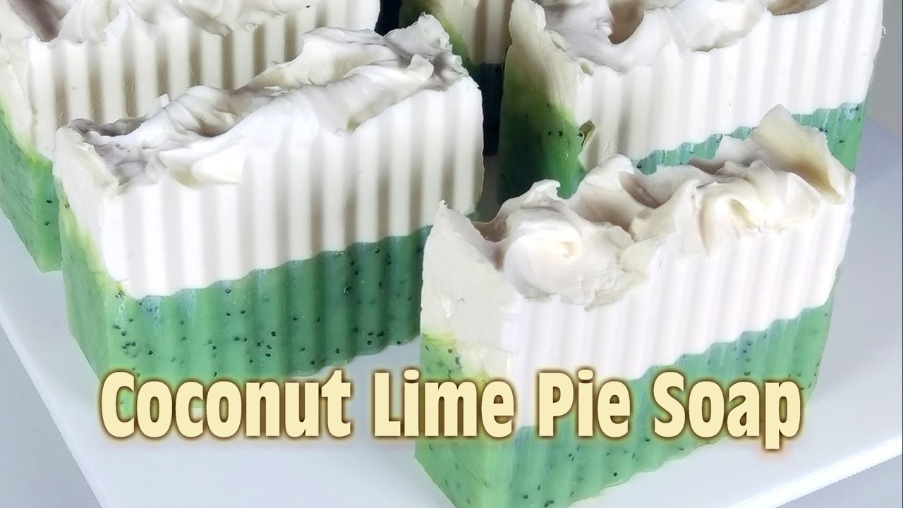 How to Make Coconut Lime Pie Soap (Cold Process)