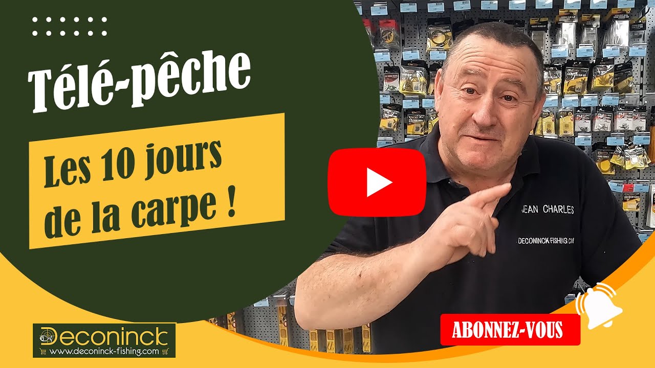 Télé-pêche ! Les 10 jours de la carpe chez Deconinck