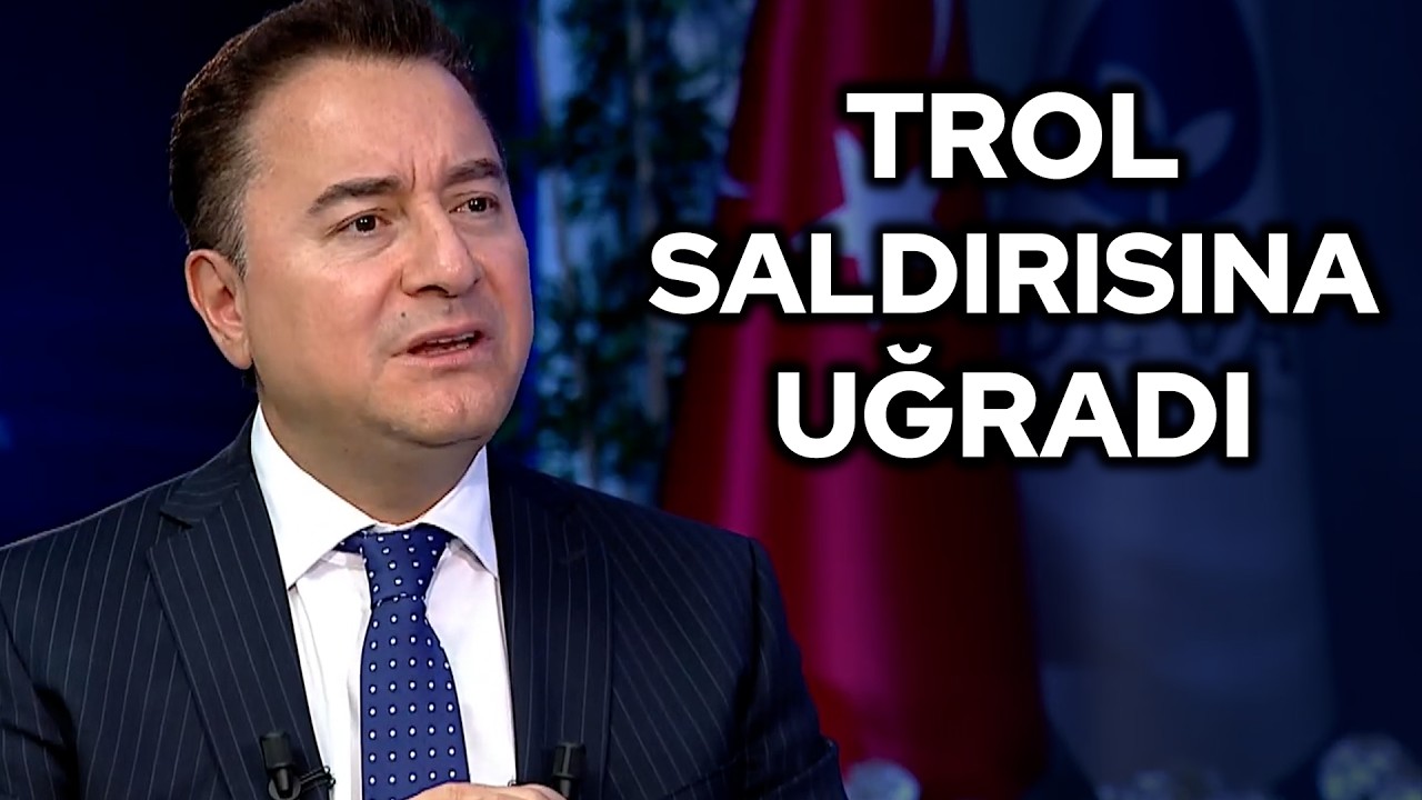 Ali Babacan canlı yayında trol saldırısına uğradı