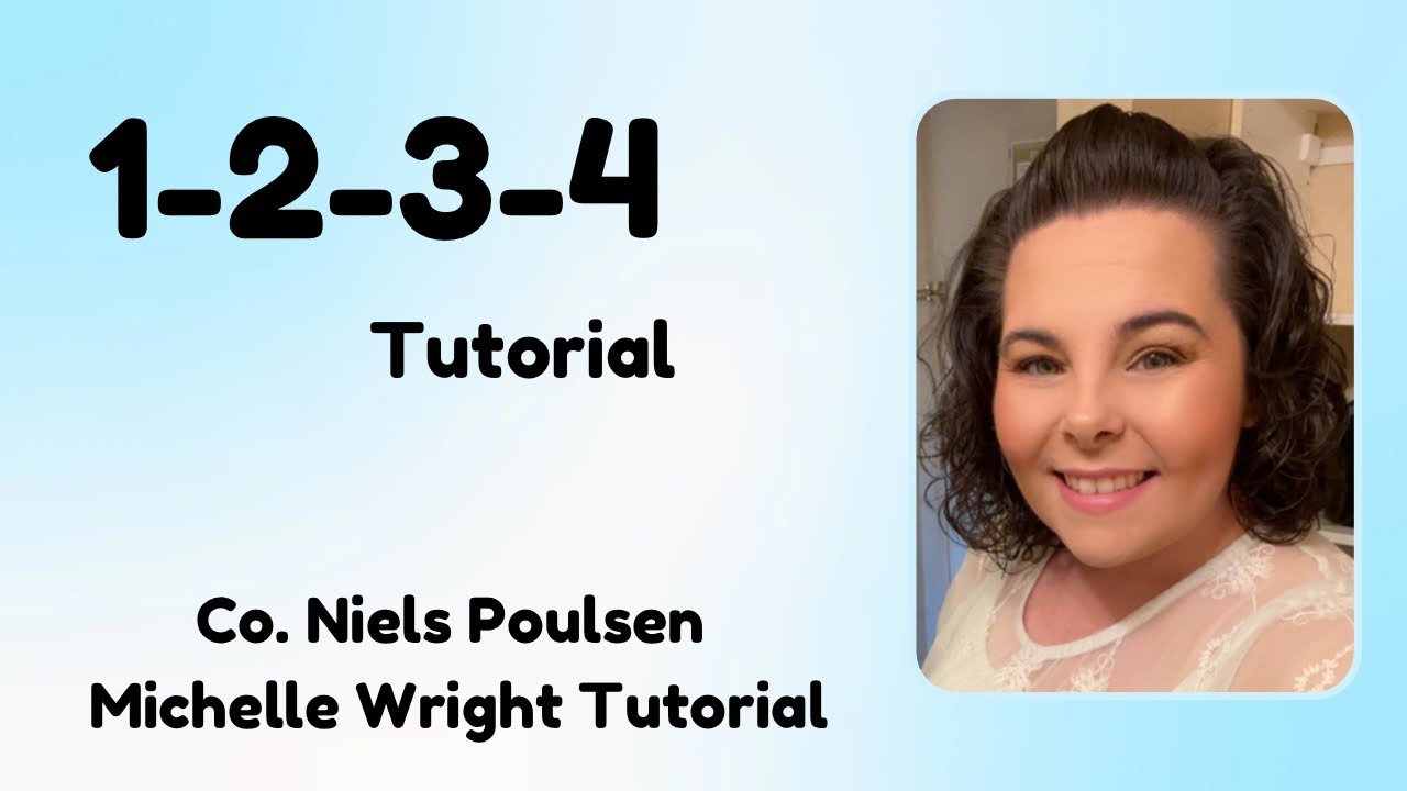 1-2-3-4 Line dance tutorial Improver 2 step by Niels Poulsen