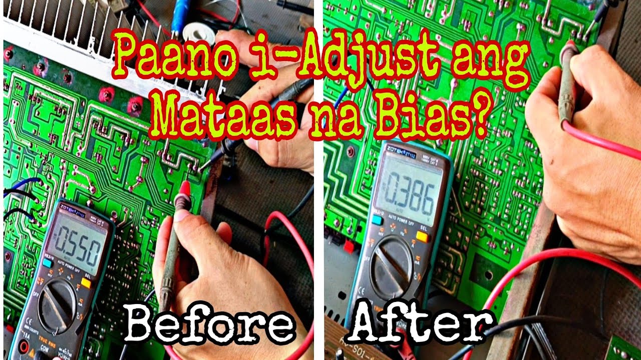 Paano mag Adjust ng Voltage Biasing ng Amplifier? Mataas na Biasing