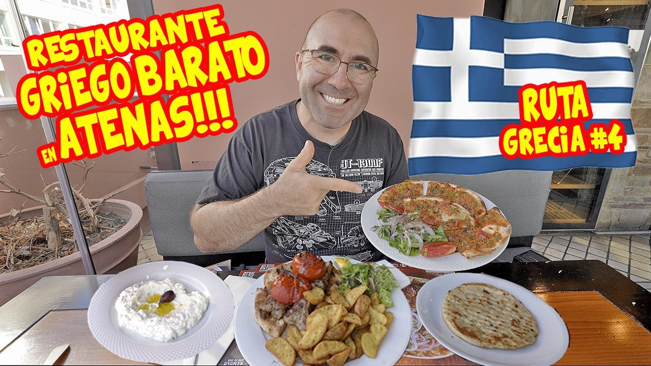 restaurante MUY BARATO en ATENAS en una TERRAZA con VISTAS TOP!!! Valdrá la pena??? Ruta Grecia #4