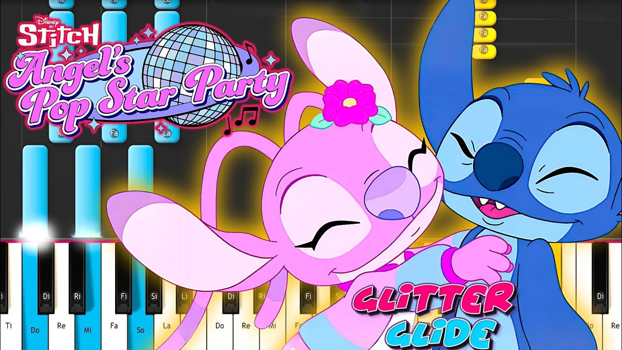 Dara Reneé - Glitter Glide (From Stitch and Angels Pop Star Party)  ▶ Piano Tutorial