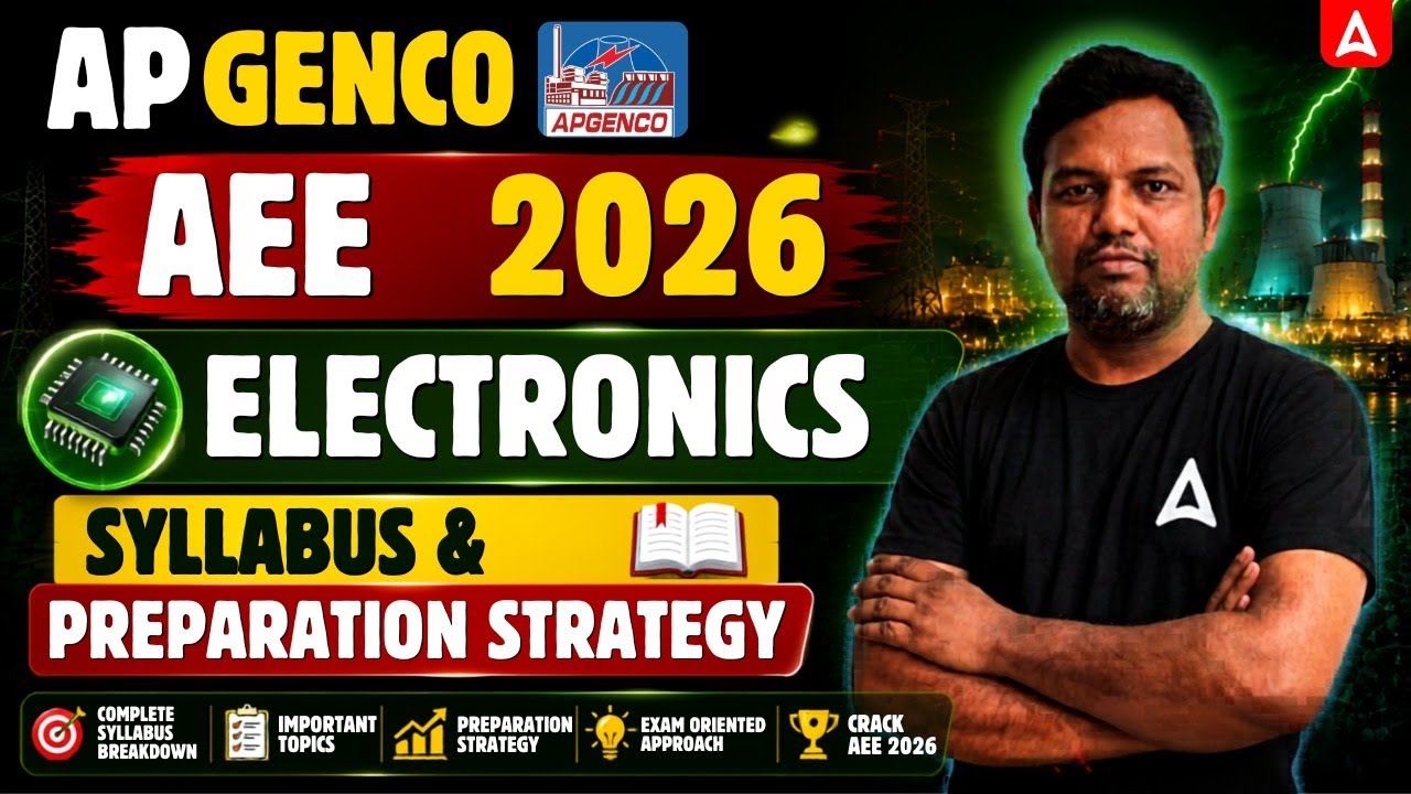 AP GENCO Notification 2026 | APGENCO AEE Electronics Syllabus and Preparation Strategy