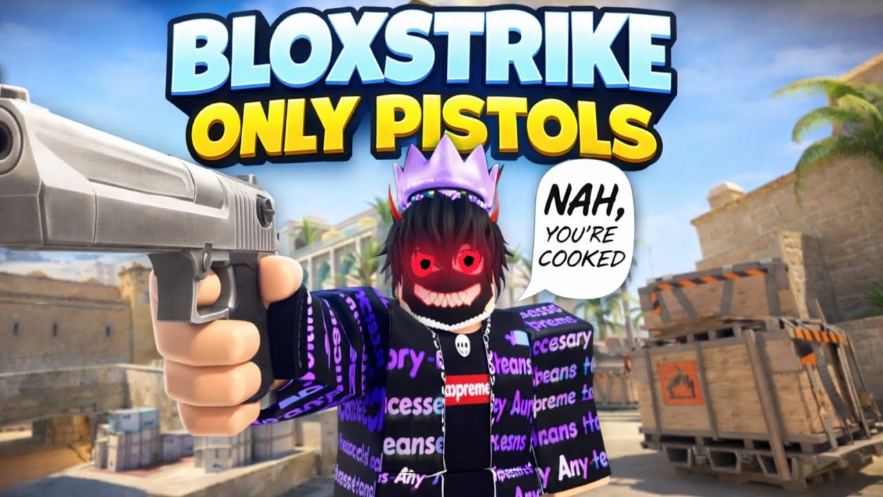 Zagramy w bloxstrike (ONLY PISTOLS CHALLENGE)🔫💣