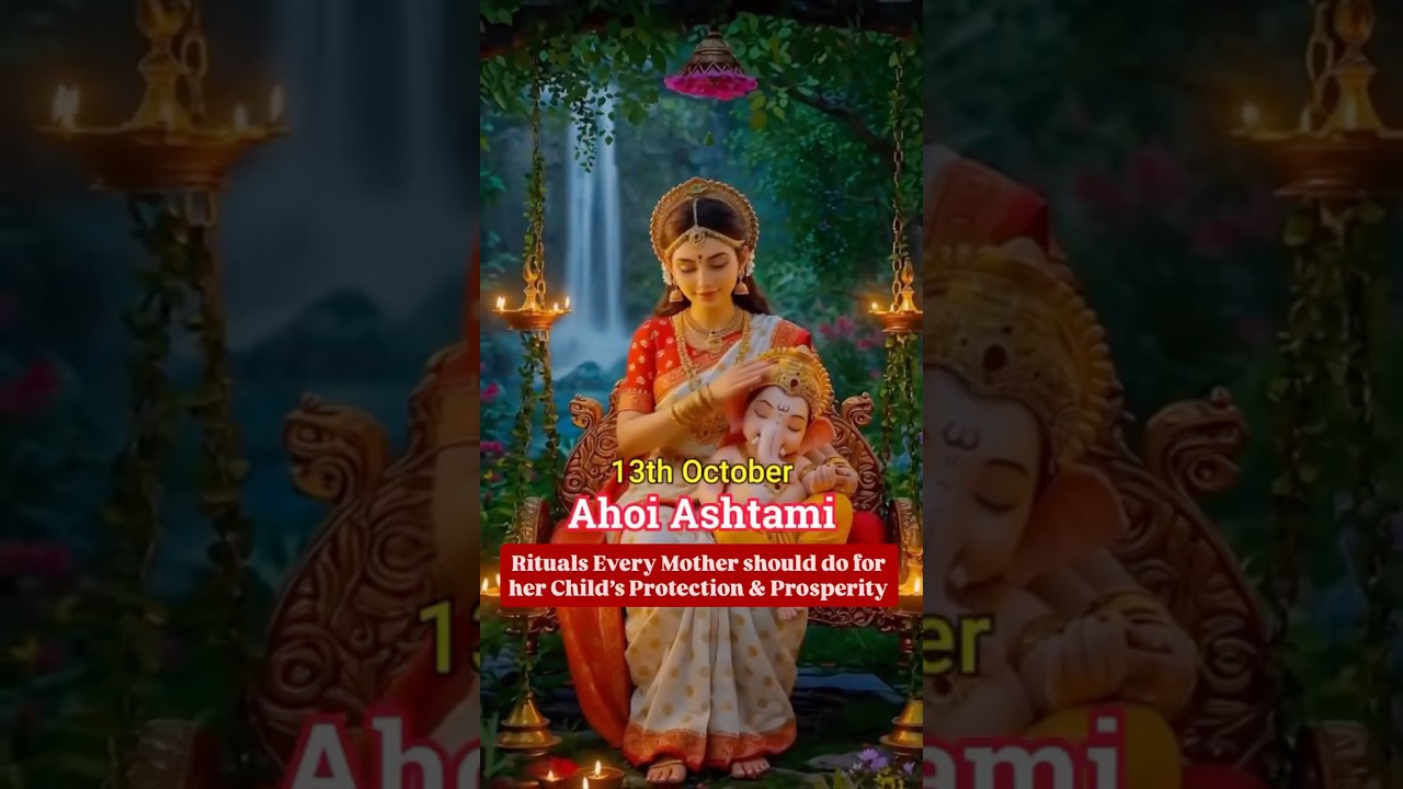 ✨ Ahoi Ashtami 2025 &ndash; The Divine Day for a Mother&rsquo;s Prayers ✨