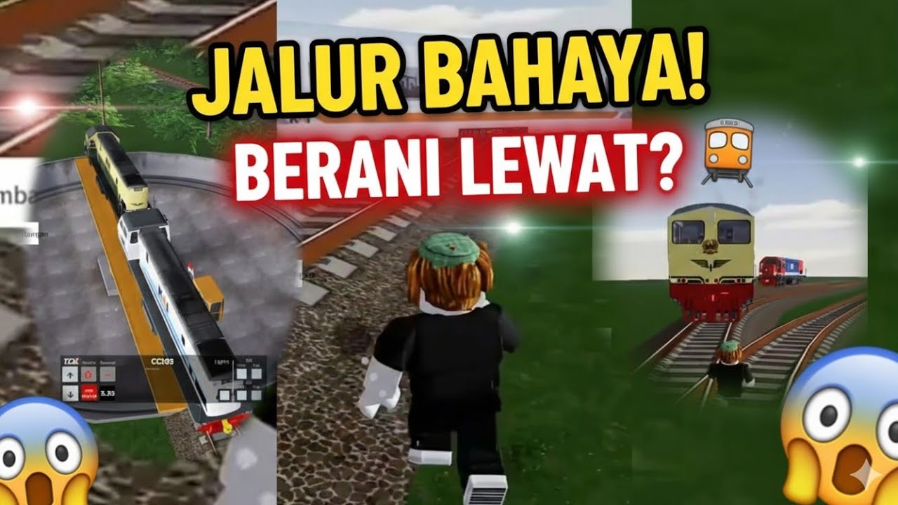 JADI MASINIS GOKIL ‼️ 🚂 Lewatin Jalur Paling Bahaya di Roblox! 😱