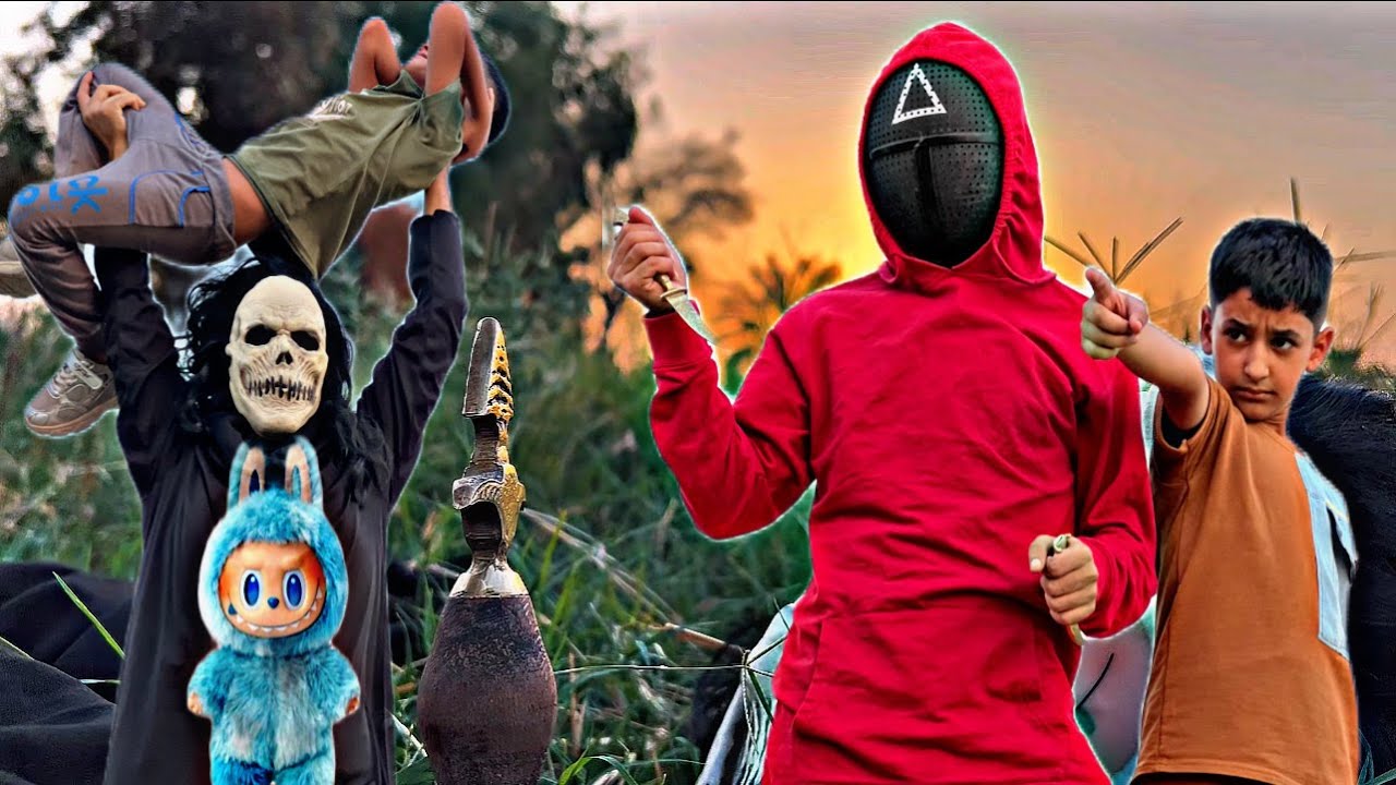حارس لعبة الحبار والابوبو الشرير