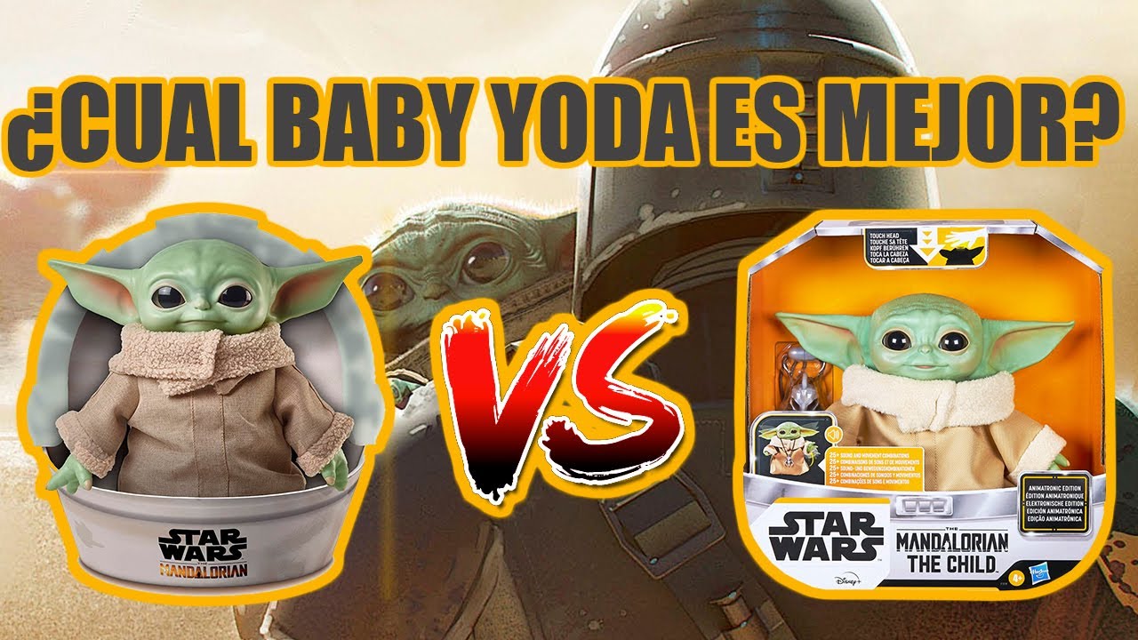 CUAL BABY YODA ES MEJOR? MATTEL VS HASBRO - MY NAME IS HII!!