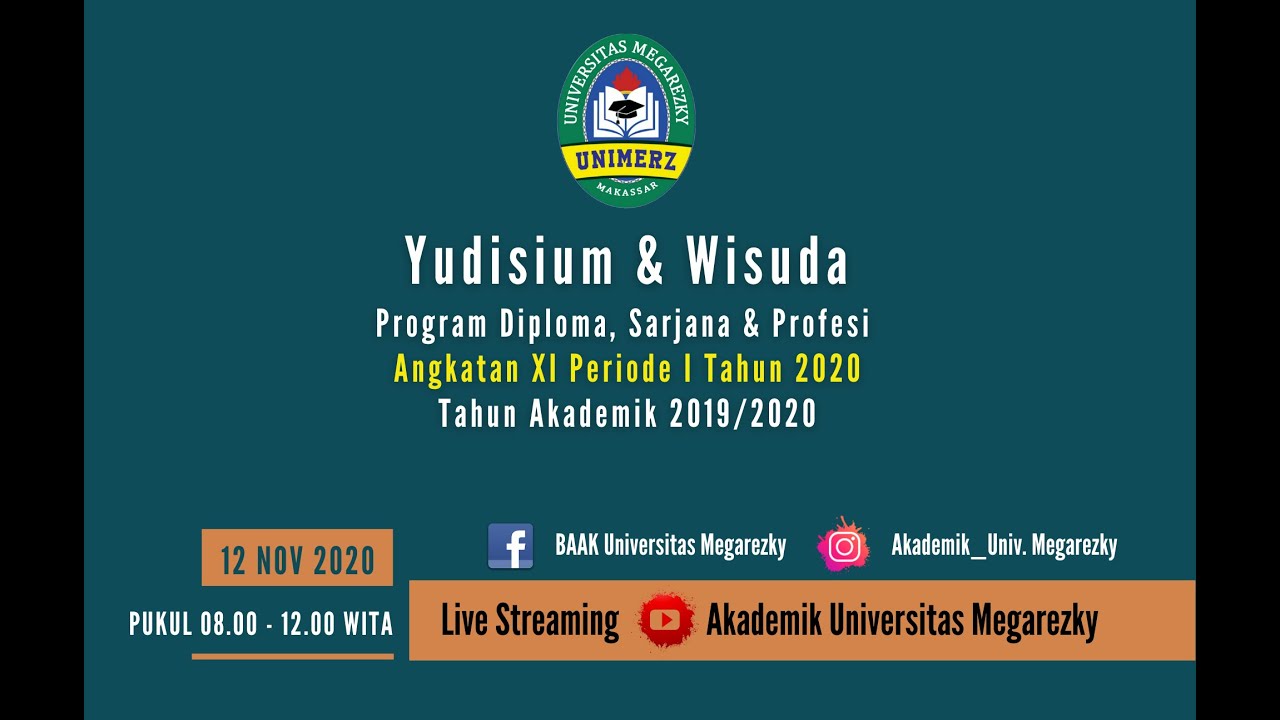 Yudisium & Wisuda Angkatan XI Periode I T.A 2019/2020