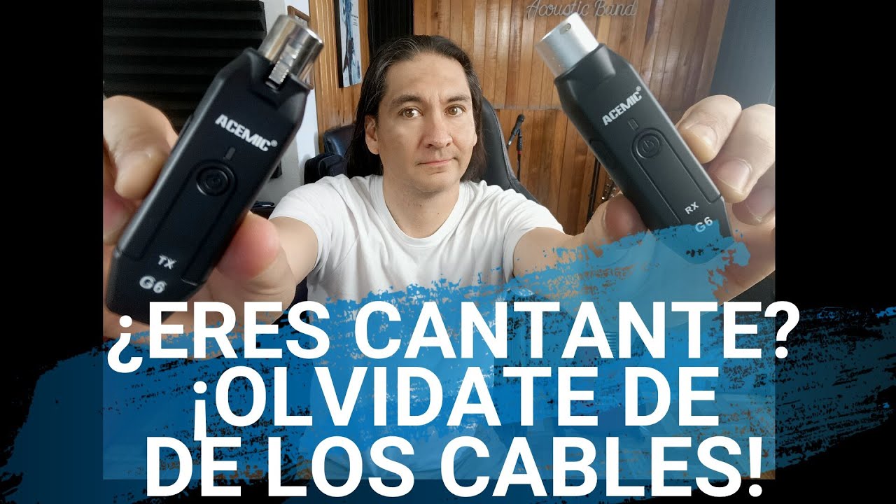 RESEÑA ACEMIC G6 ADAPTADOR INALAMBRICO PARA MICROFONO... ¡LIBERATE CON POCO PRESUPUESTO!