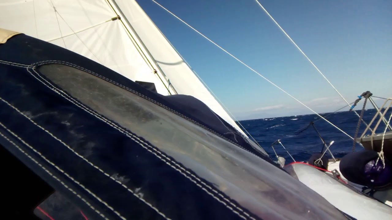Sun Odyssey 33i with 30 knots true wind speed