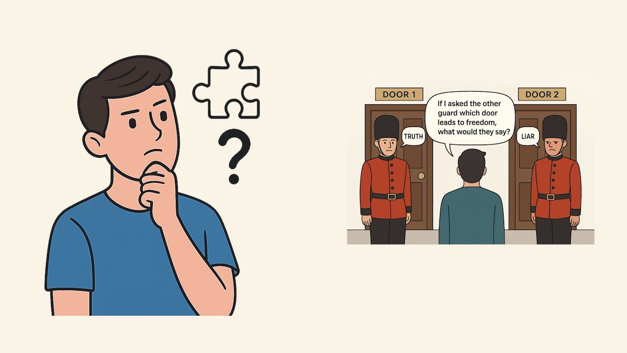 Puzzles and Challenges - Ep 1 - THE TWO DOORS PUZZLE – What It Really Teaches Us About Thinking