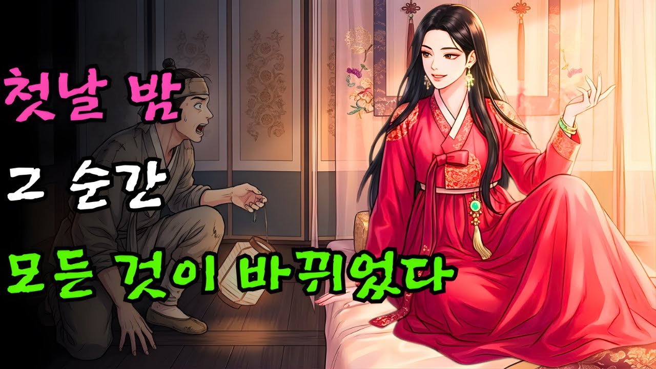 👌잠자기전 듣는 옛날이야기 1시 하인이 데려온 바보 같은 사내… 첫날 밤, 충격적인 반전이 폭발했다!ㅣ옛날이야기 ㅣ민담 ㅣ오디오북ㅣ전설ㅣ설화 ㅣ야담