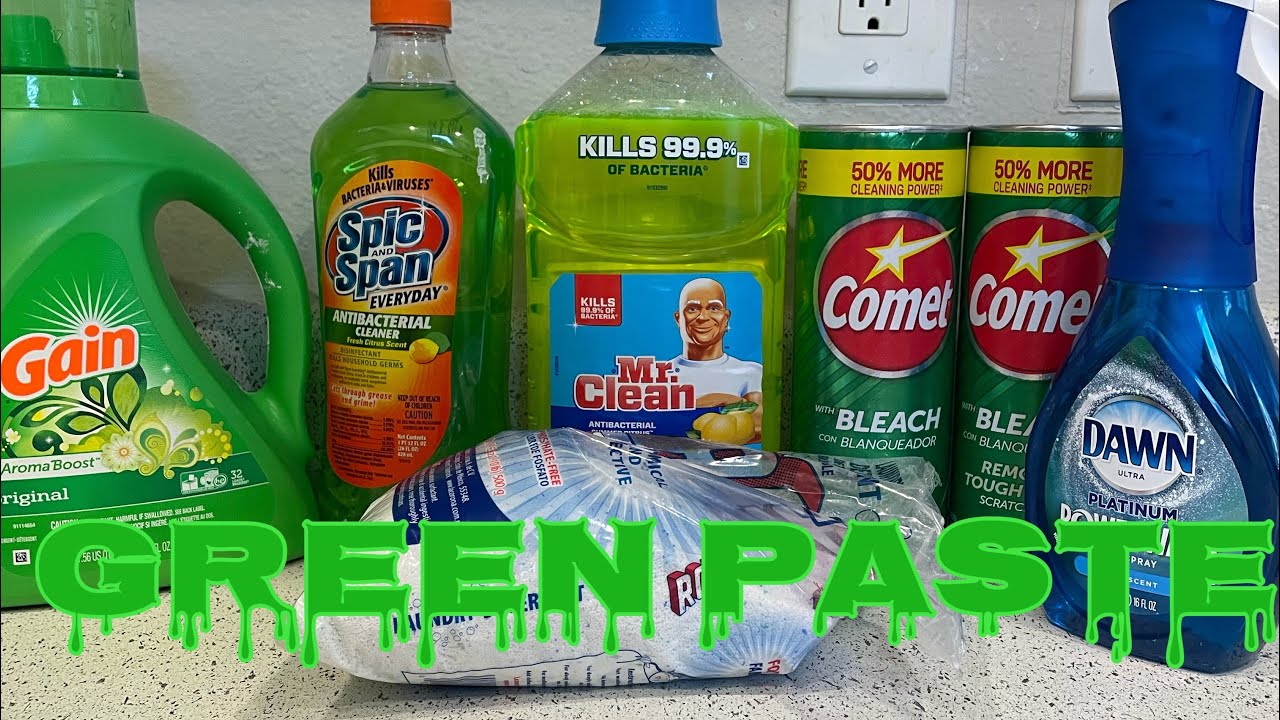 ASMR A GREEN PASTE 💚