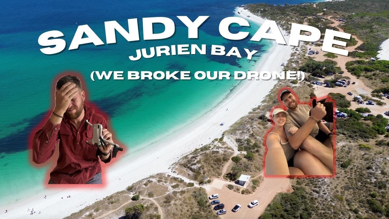Staying at Sandy Cape, Jurien Bay (we broke our drone!) Travelling Australia!