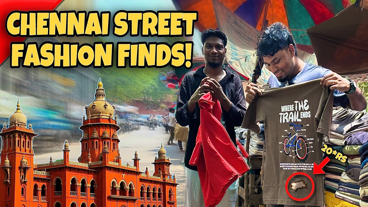 “Budget ku Best! Lingichetty Street clothes shopping full vlog!”
