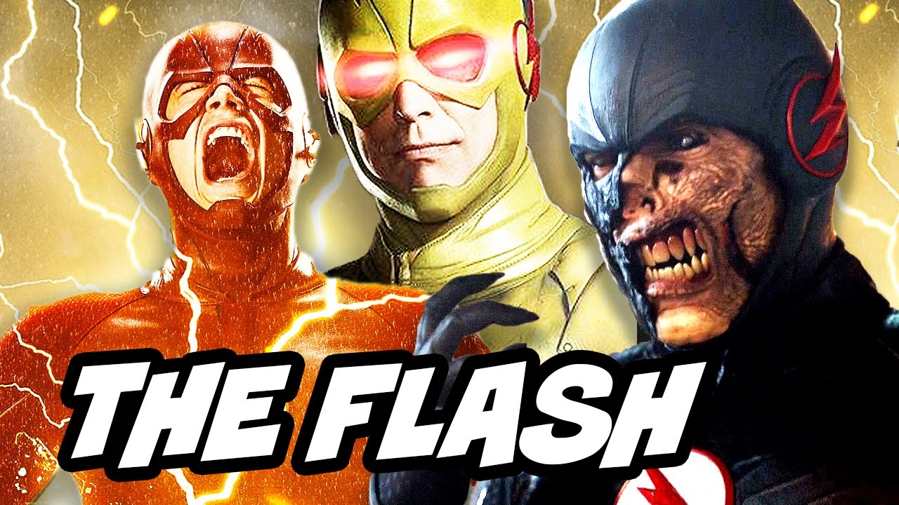 The Flash vs Reverse Flash Black Flash Full Timeline 4K HD - Why He Always Returns Explained