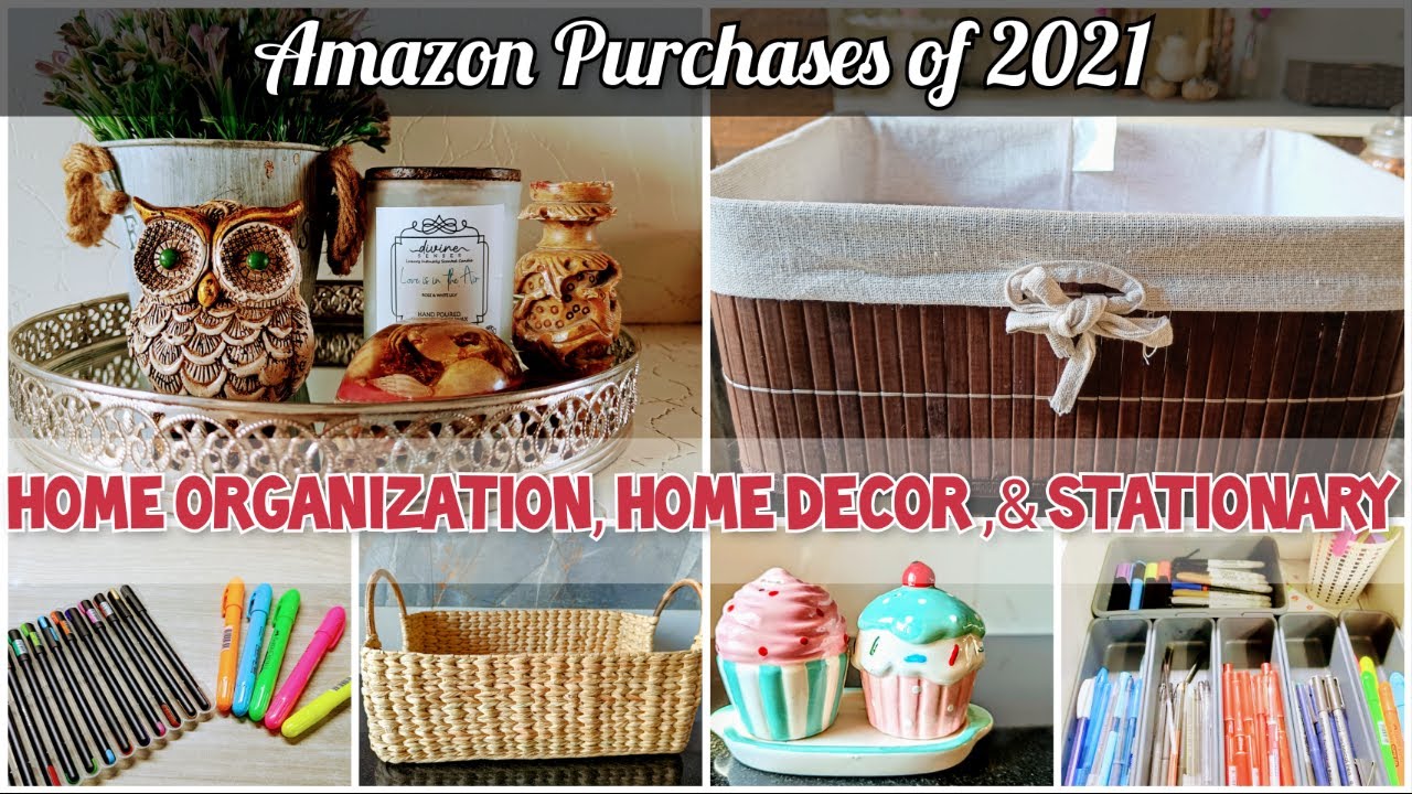 Helpful Amazon Purchases of 2021- Home Organizers, Home Decor & Stationary||Under One Roof By Denise