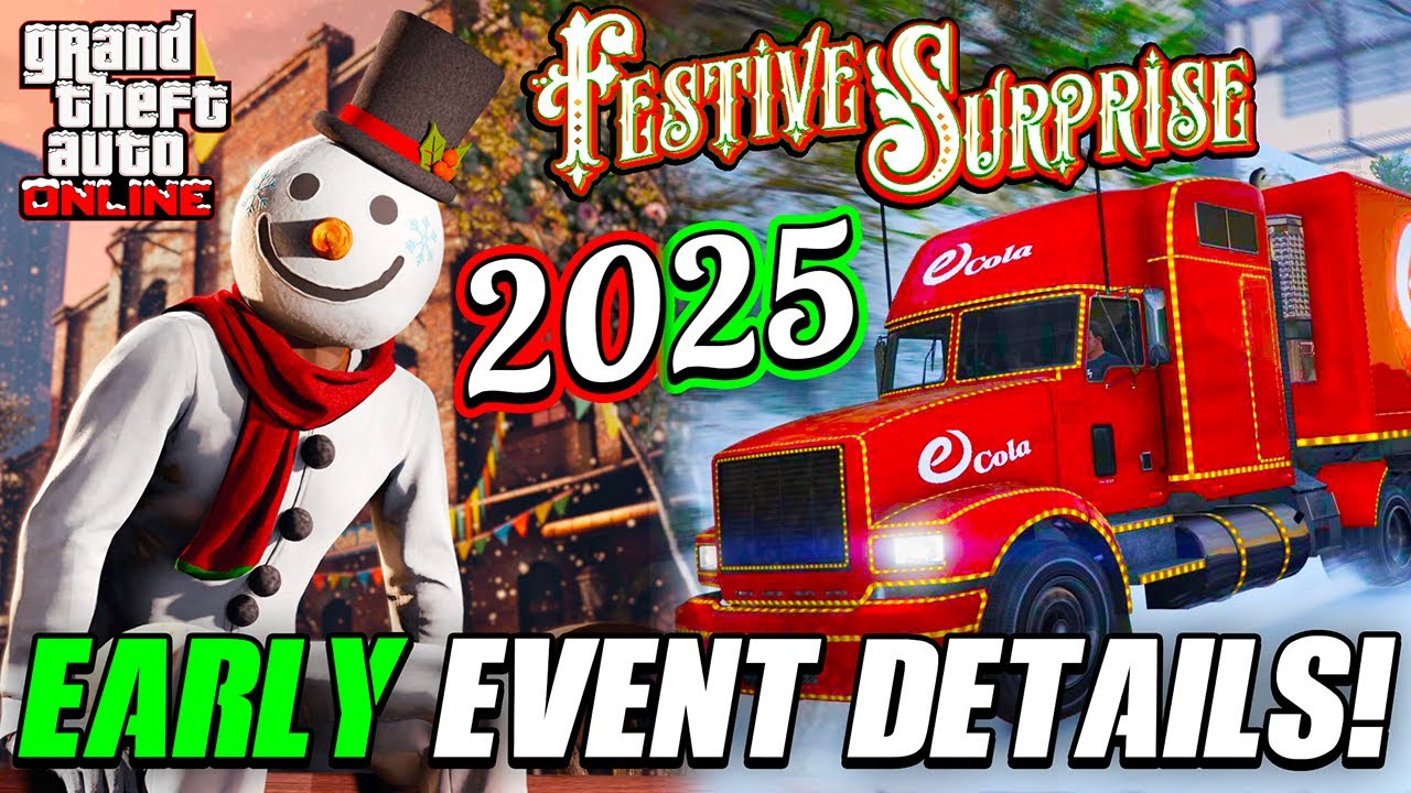 GTA Online Upcoming Christmas DLC 2025 Event Early Details! (Snow Release Date, Christmas Events)