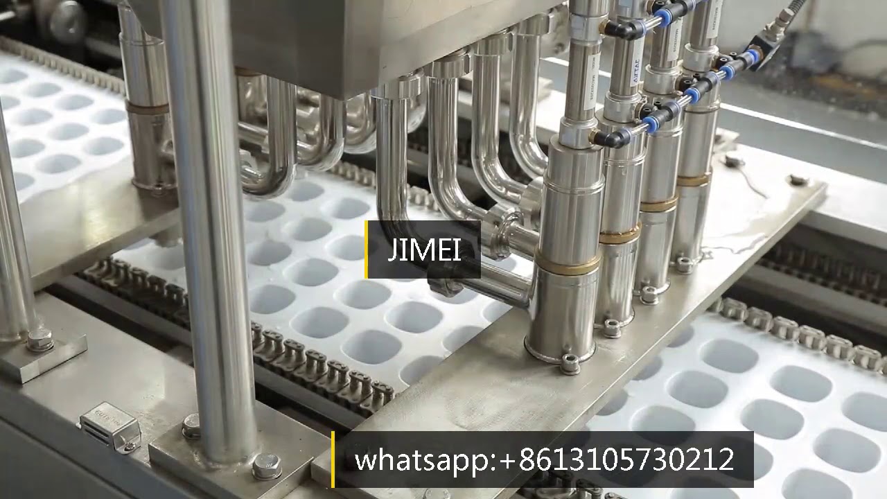 yogurt thermo-forming filling sealing machine how yogurt was filled into cup