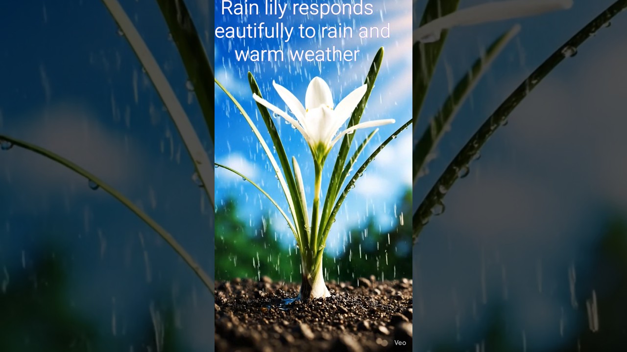Rain Lily Planting Time | Bulb to Bloom Journey 